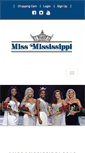 Mobile Screenshot of missmississippipageant.com